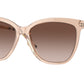 Burberry CLARE BE4308 Square Sunglasses  400613-Pink 56-140-16 - Color Map Pink
