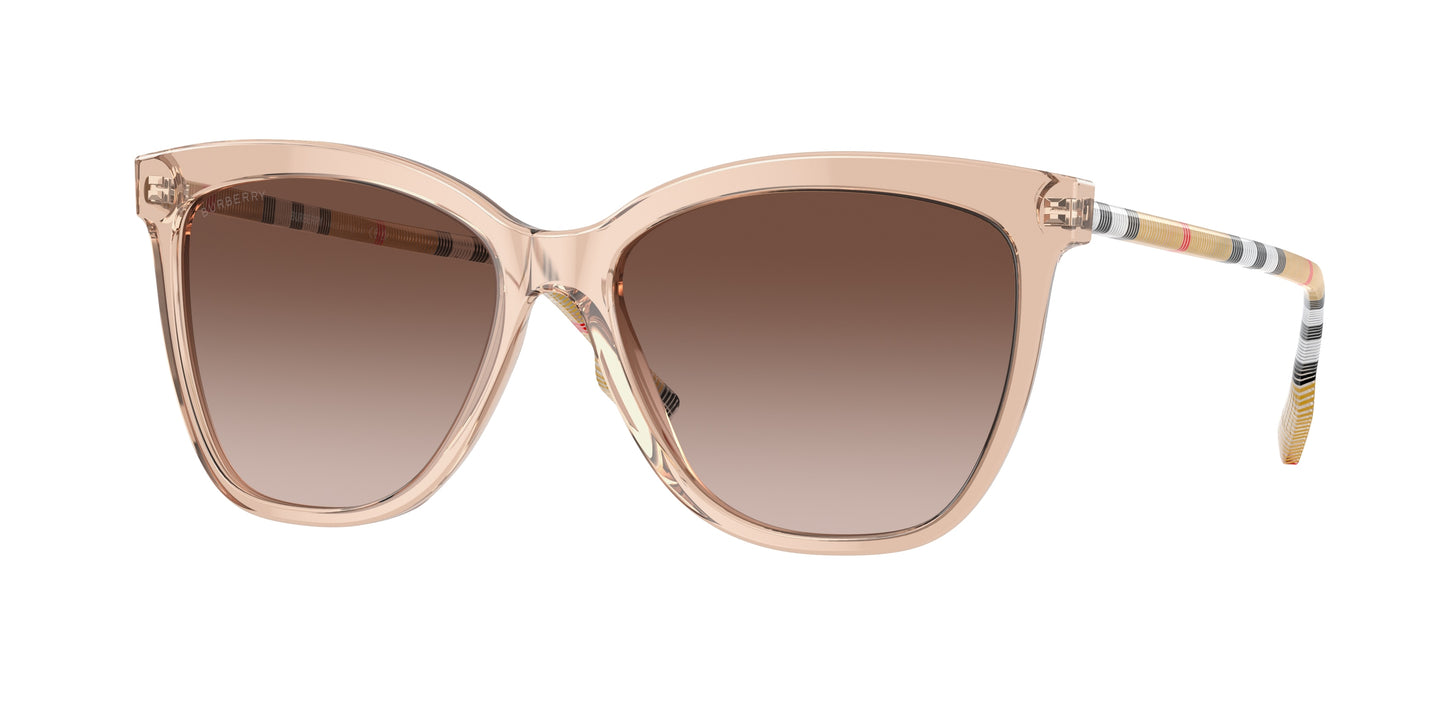 Burberry CLARE BE4308 Square Sunglasses  400613-Pink 56-140-16 - Color Map Pink