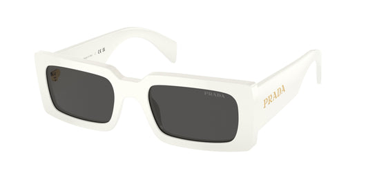 Prada PRA07S Pillow Sunglasses  1425S0-Talc 52-145-20 - Color Map White