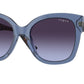 Vogue VO5338S Pillow Sunglasses  28304Q-Transparent Blue 54-140-19 - Color Map Blue