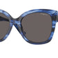 Vogue VO5338S Pillow Sunglasses  308787-Blue Havana 54-140-19 - Color Map Blue