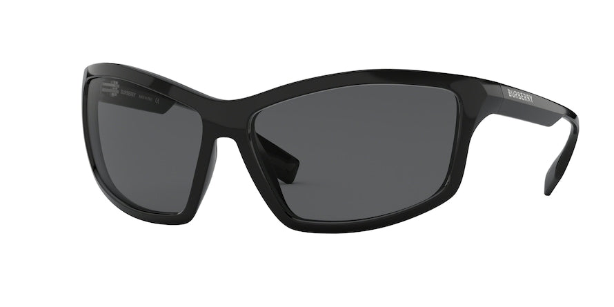 Burberry BE4297 Rectangle Sunglasses  300187-BLACK 66-15-120 - Color Map black