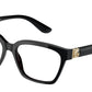 DOLCE & GABBANA DG3343 Pillow Eyeglasses  501-BLACK 55-16-140 - Color Map black
