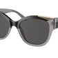 Prada PR02WSF Pillow Sunglasses  01M0A7-BLACK/MEDIUM HAVANA 56-19-140 - Color Map black