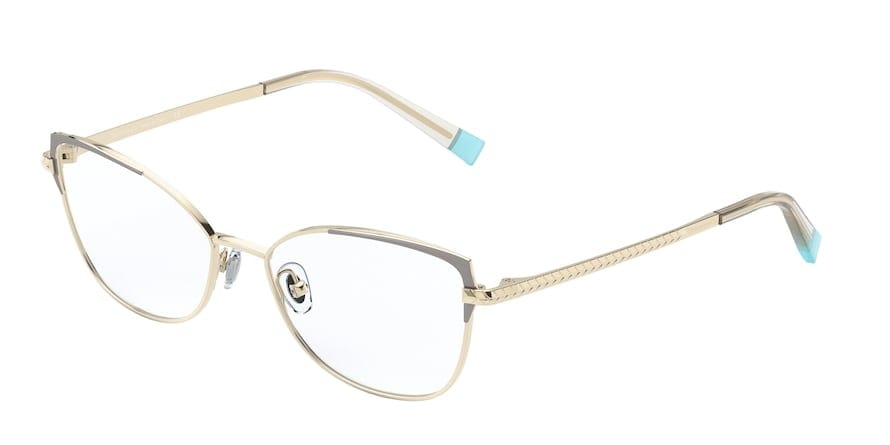 Tiffany TF1136 Butterfly Eyeglasses  6133-CAMEL & PALE GOLD 53-16-140 - Color Map light brown