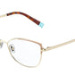 Tiffany TF1136 Butterfly Eyeglasses  6150-LIGHT BROWN & PALE GOLD 53-16-140 - Color Map light brown