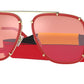Versace VE2233 Irregular Sunglasses  1472C8-RED 60-16-145 - Color Map red