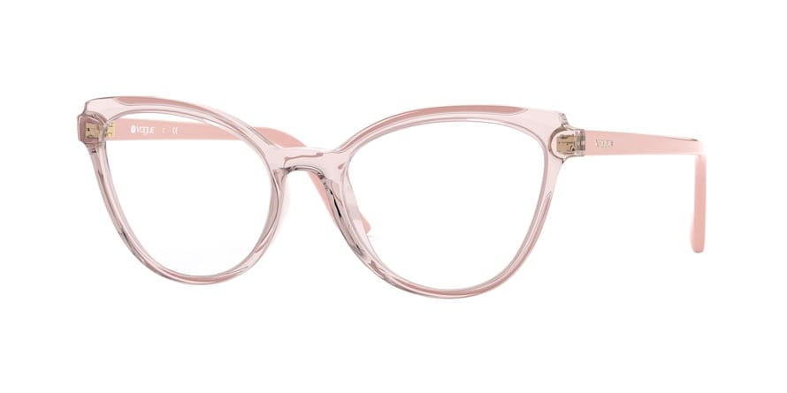 Vogue VO5291 Butterfly Eyeglasses  2763-TOP TRANSPARENT PINK/PINK 53-18-140 - Color Map pink