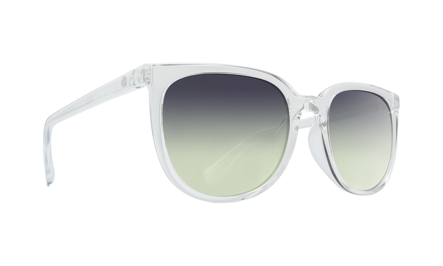 SPY Fizz Sunglasses  Green Sunset Fade Clear  53-21-145